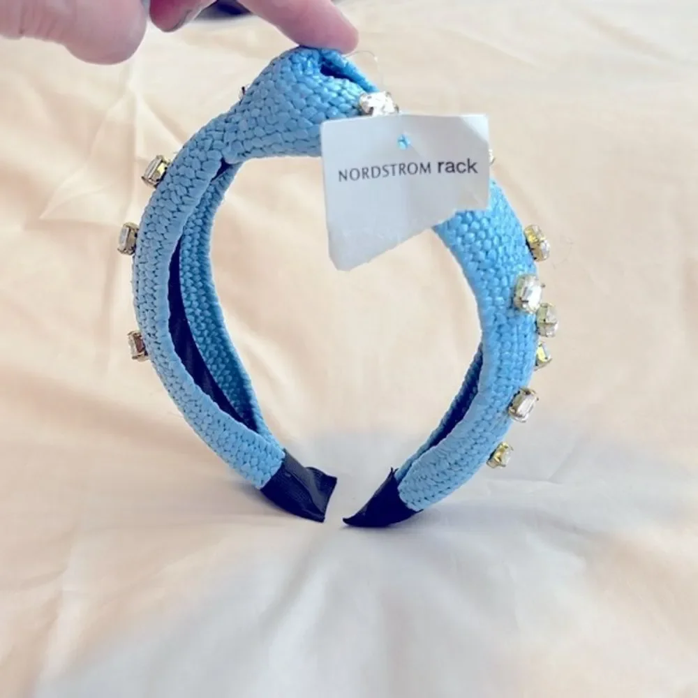 Nordstrom Rack Rhinestone Embellished Knotted Headband NWT